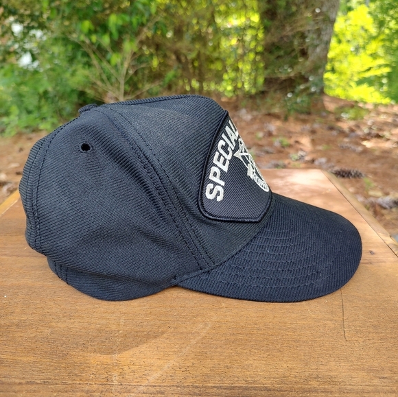 Vintage Special Forces Black Snapback Hat Cap Made in USA - Picture 4 of 9